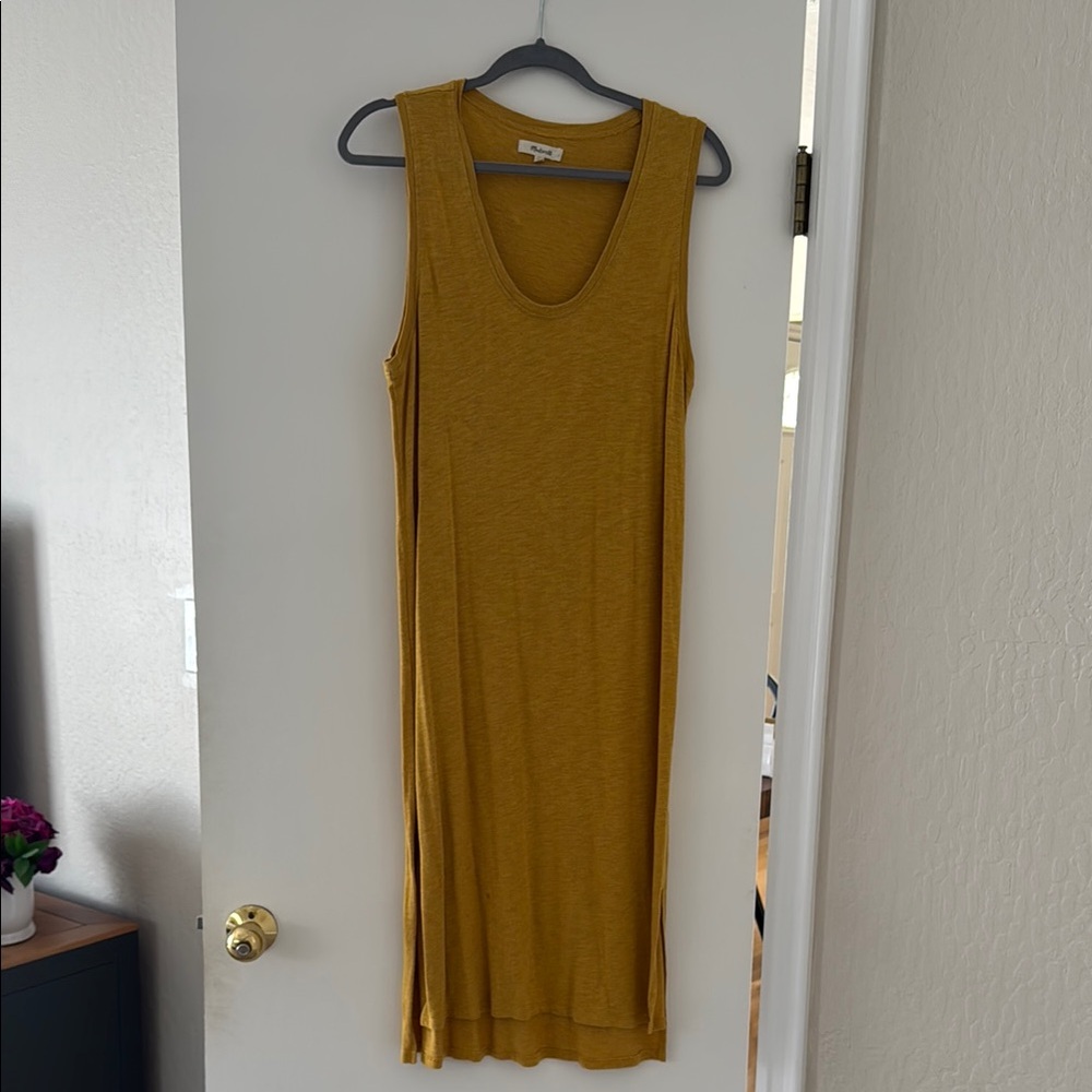 Mustard Sleeveless Dress